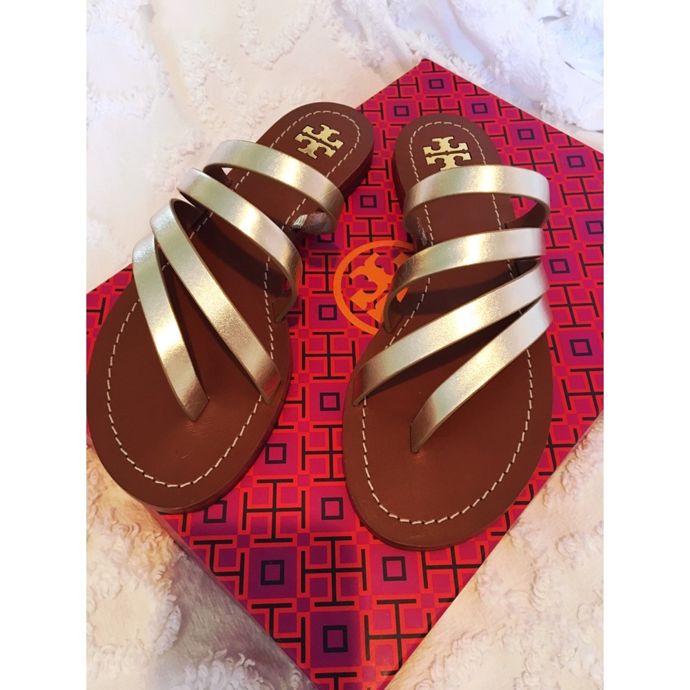 {Tory Burch} NWT Leather Patos Sandals